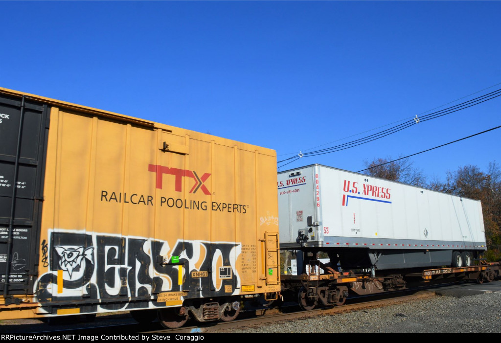 U.S. Express Trailer # 004296 on TTAX 355172